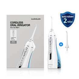 [Quà tặng] Máy Tăm Nước Không Dây LocknLock Cordless Oral Irrigator, 200ml - Màu Xanh Da Trời - ENR156BLU